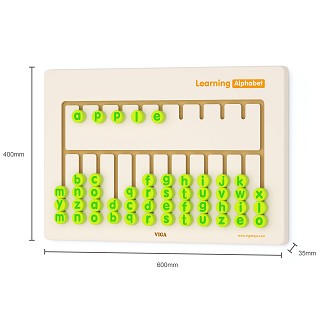 Wall game - learning alphabet